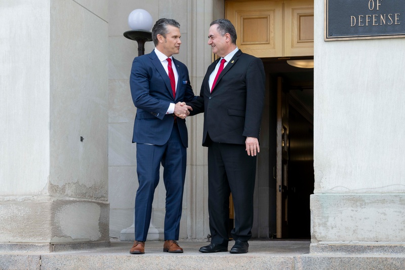 SD Hegseth Hosts Israel Katz At Pentagon