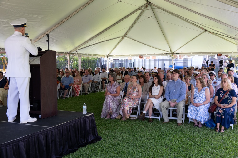 Coast Guard Sector Charleston holds change of command ceremony