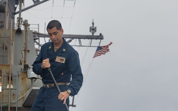 Fresh Water Washdown on USS Paul Ignatius (DDG 117)
