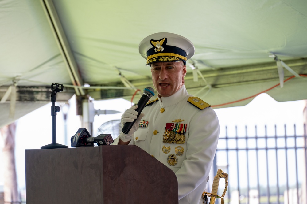 Coast Guard Sector Charleston holds change of command ceremony