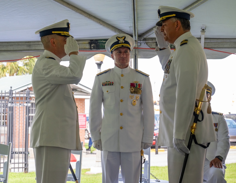Coast Guard Sector Charleston holds change of command ceremony