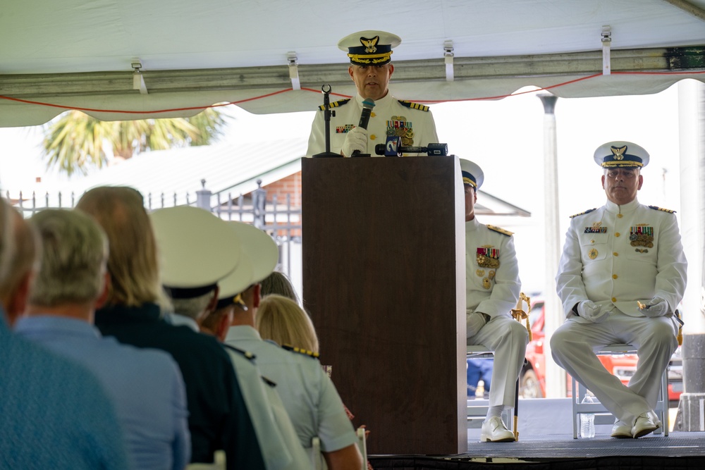 Coast Guard Sector Charleston holds change of command ceremony