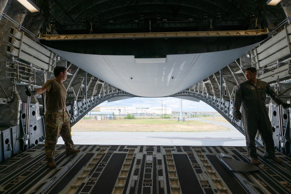 Loadmasters prepare aircraft ahead of Talisman Sabre 2025