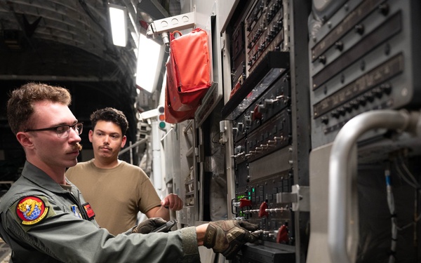Loadmasters prepare aircraft ahead of Talisman Sabre 2025