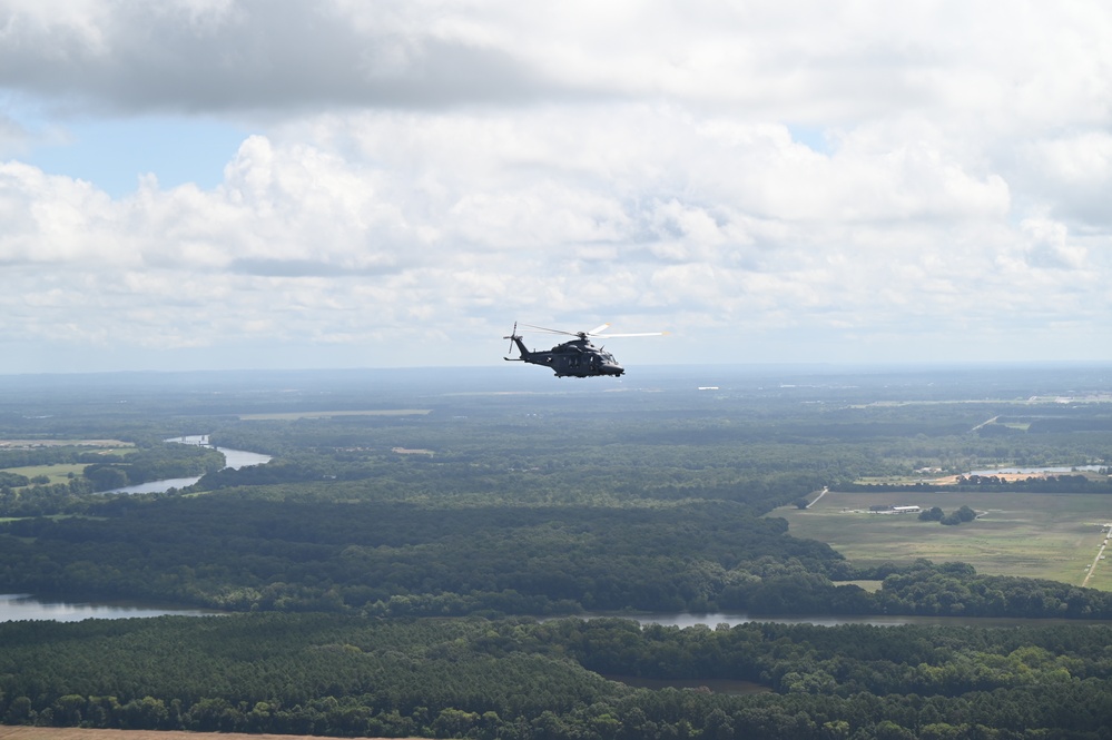 Grey Wolves roam Alabama skies