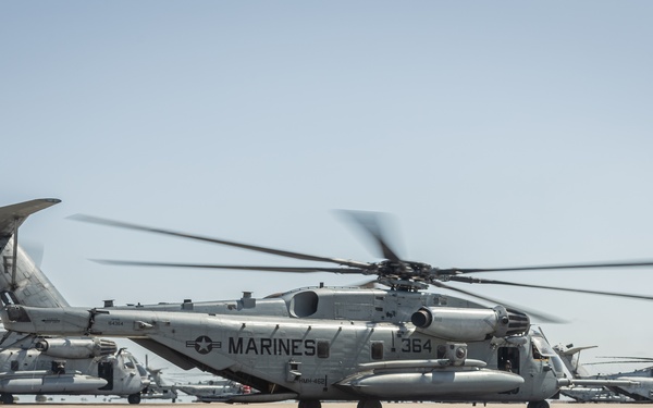 Col. Hunter celebrates final flight as a U. S. Marine Corps pilot
