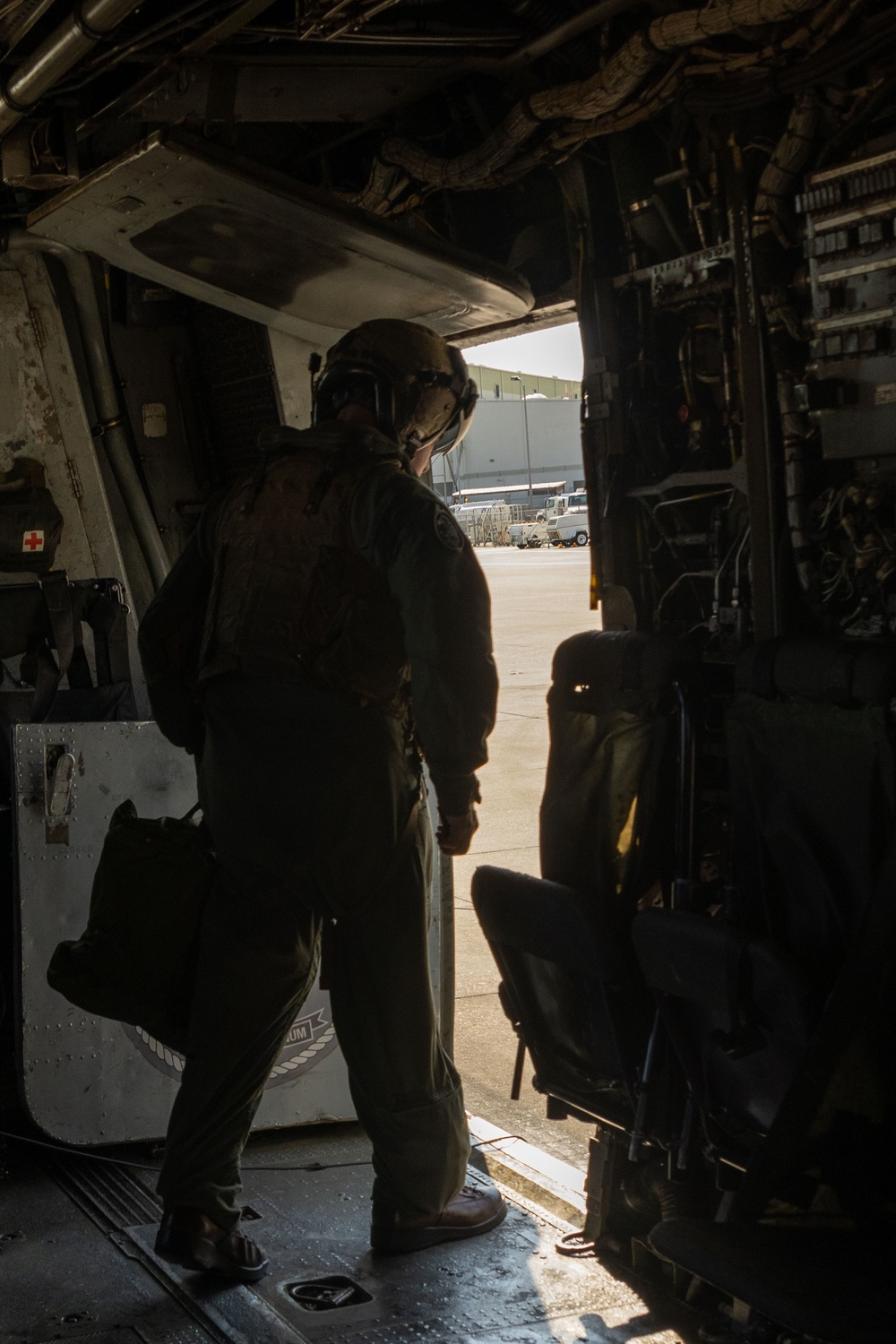 Col. Hunter celebrates final flight as a U. S. Marine Corps pilot