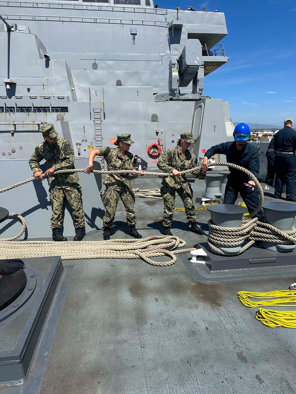 USS John P. Murtha goes underway