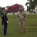 Command Sgt. Maj. David Harry greets retired 1st Sgt. Brian Paape - 2025 National Best Warrior
