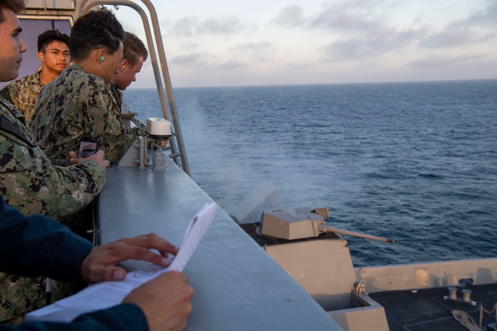 USS John P. Murtha goes underway
