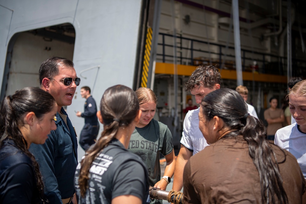USS John P. Murtha goes underway