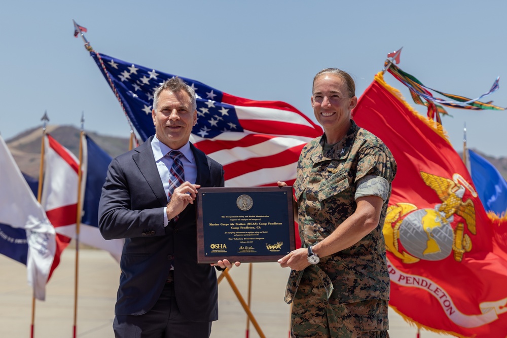 MCAS Camp Pendleton VPP Flag Presentation