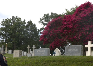 Retired 1st Sgt. Brian Paape awaits competitors - 2025 National Best Warrior