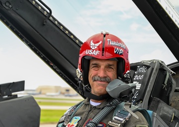 Soaring into Retirement: Superintendent Honored with Thunderbird Flight