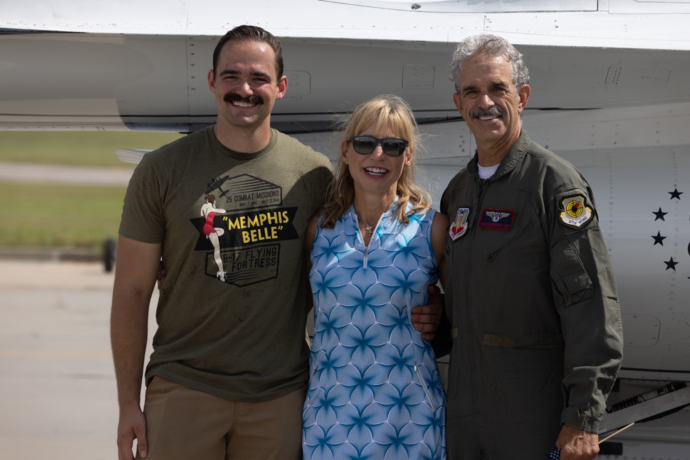 Soaring into Retirement: Superintendent Honored with Thunderbird Flight