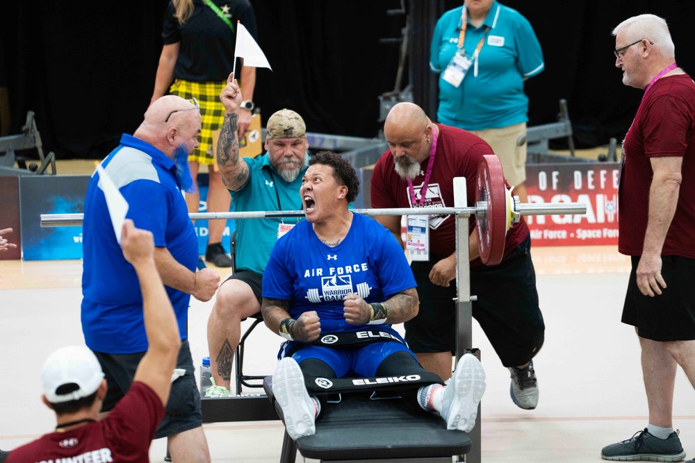 2025 DoD Warrior Games | Team Air Force | SSgt Tina Louise Dunbar (ret) | Powerlifting