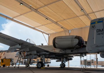 Aircraft maintenance at DM