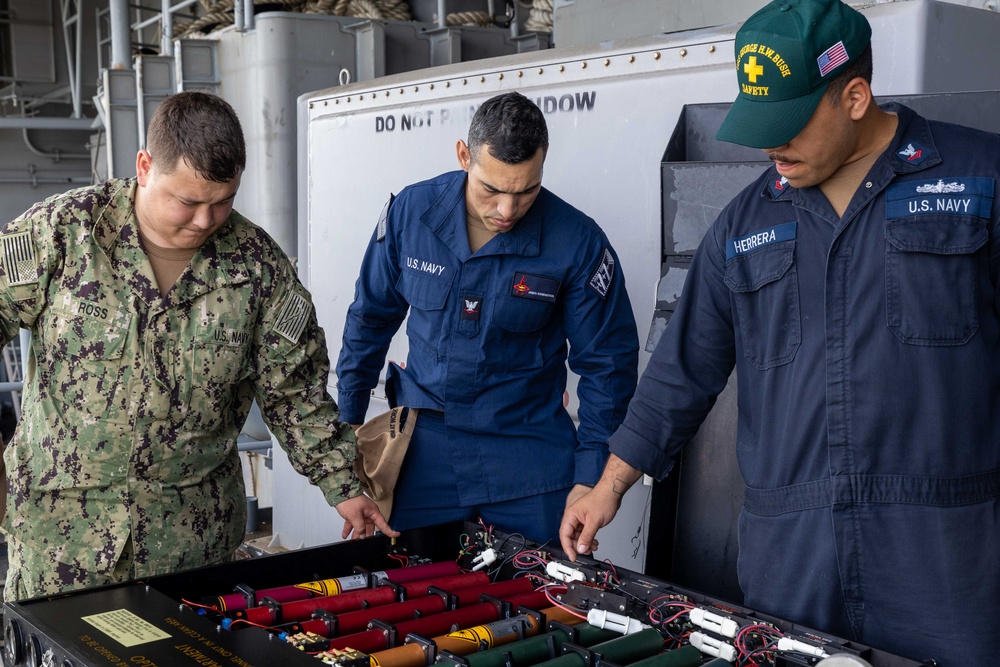 Daily Operations Aboard USS George H.W. Bush (CVN 77)