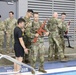 Infantry dives into water survival training