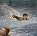 Infantry dives into water survival training
