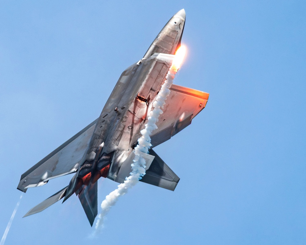 F-22 Raptor Soars in Celebration of Cocoa Beach Centennial