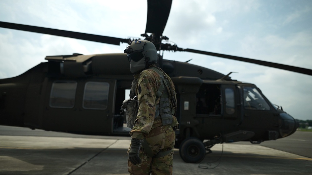 Flight at Muir Army Heliport