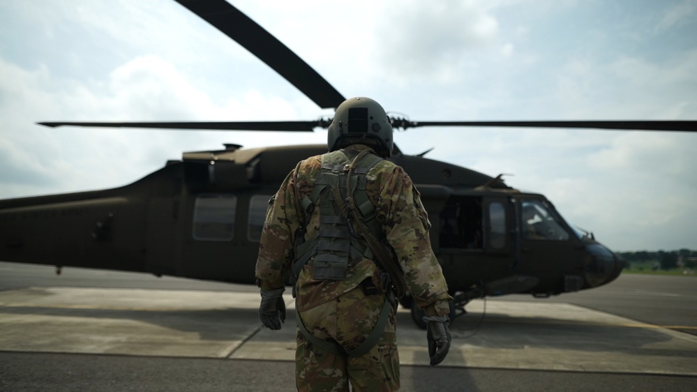 Flight at Muir Army Heliport