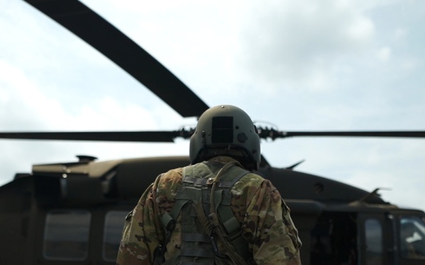 Flight at Muir Army Heliport