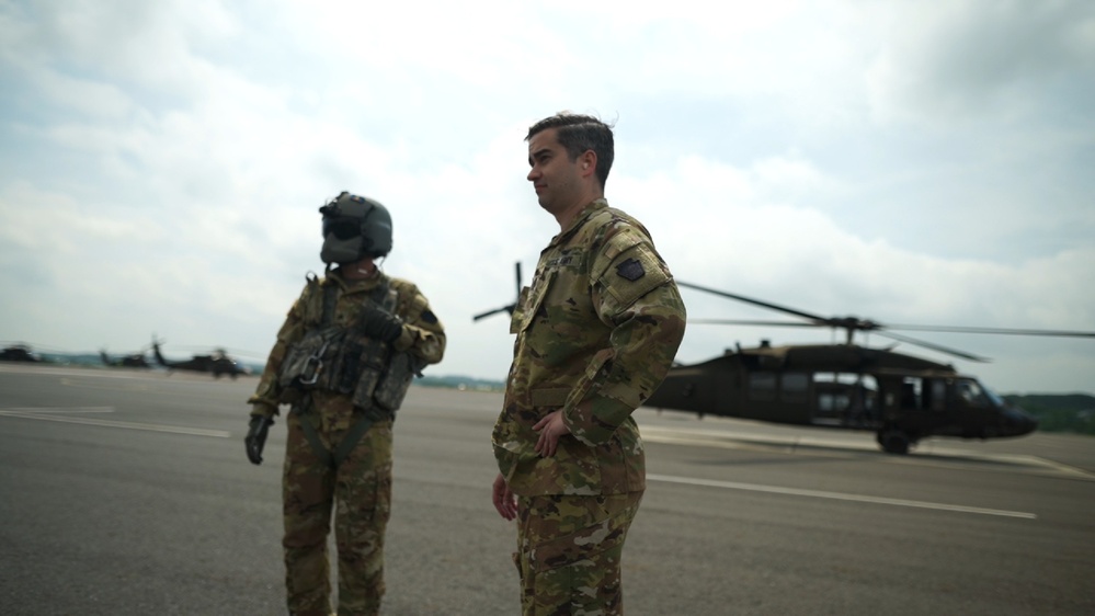Flight at Muir Army Heliport