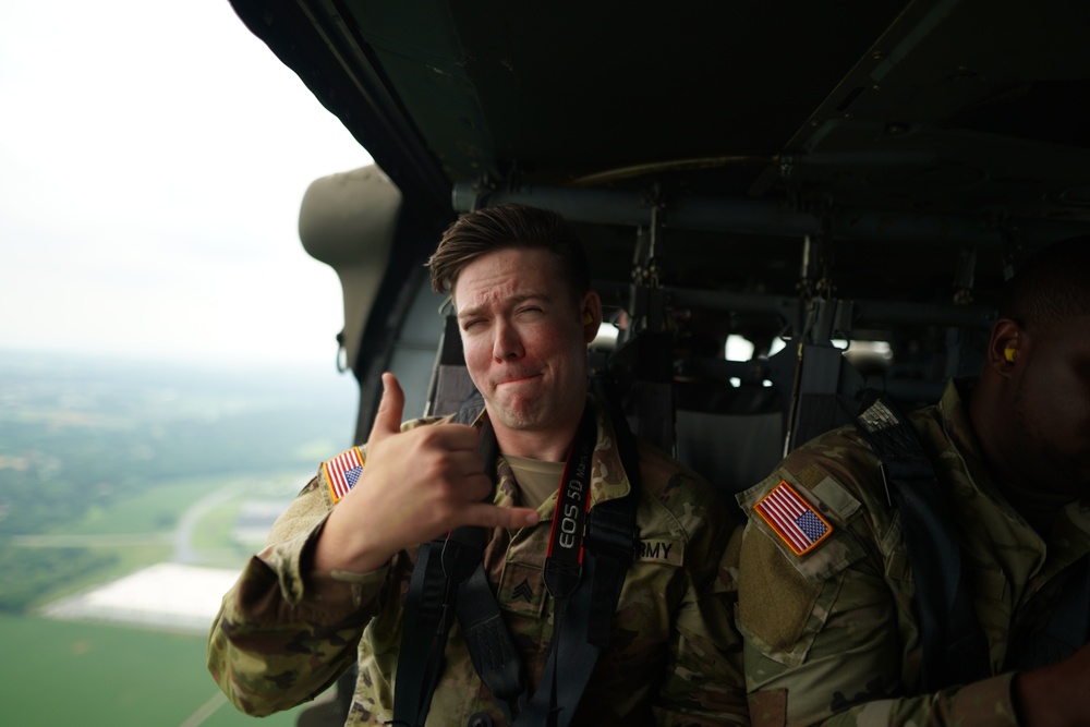 Flight at Army Aviation Support Facility
