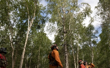 Alaska Army National Guard Dustoff crews conduct hoist training
