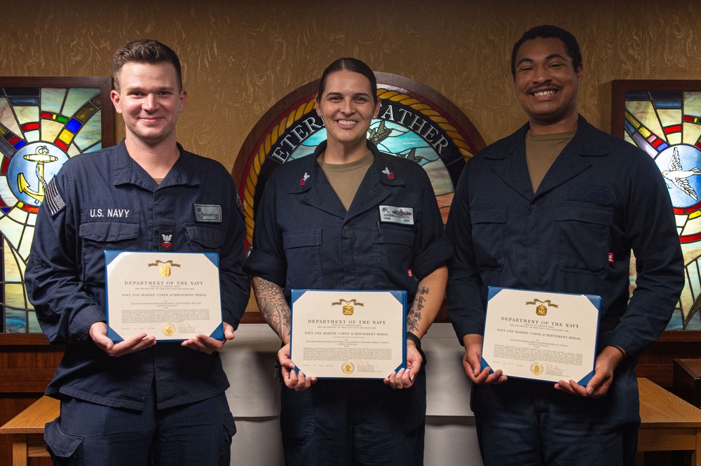USS Theodore Roosevelt Awards Ceremony