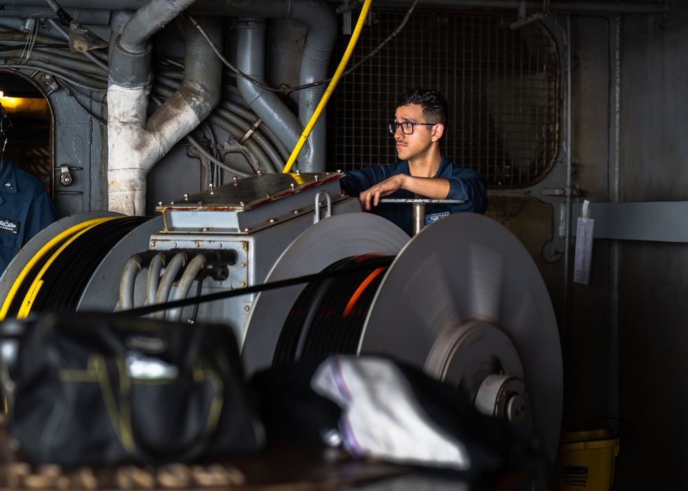 USS Theodore Roosevelt Nixie Operation
