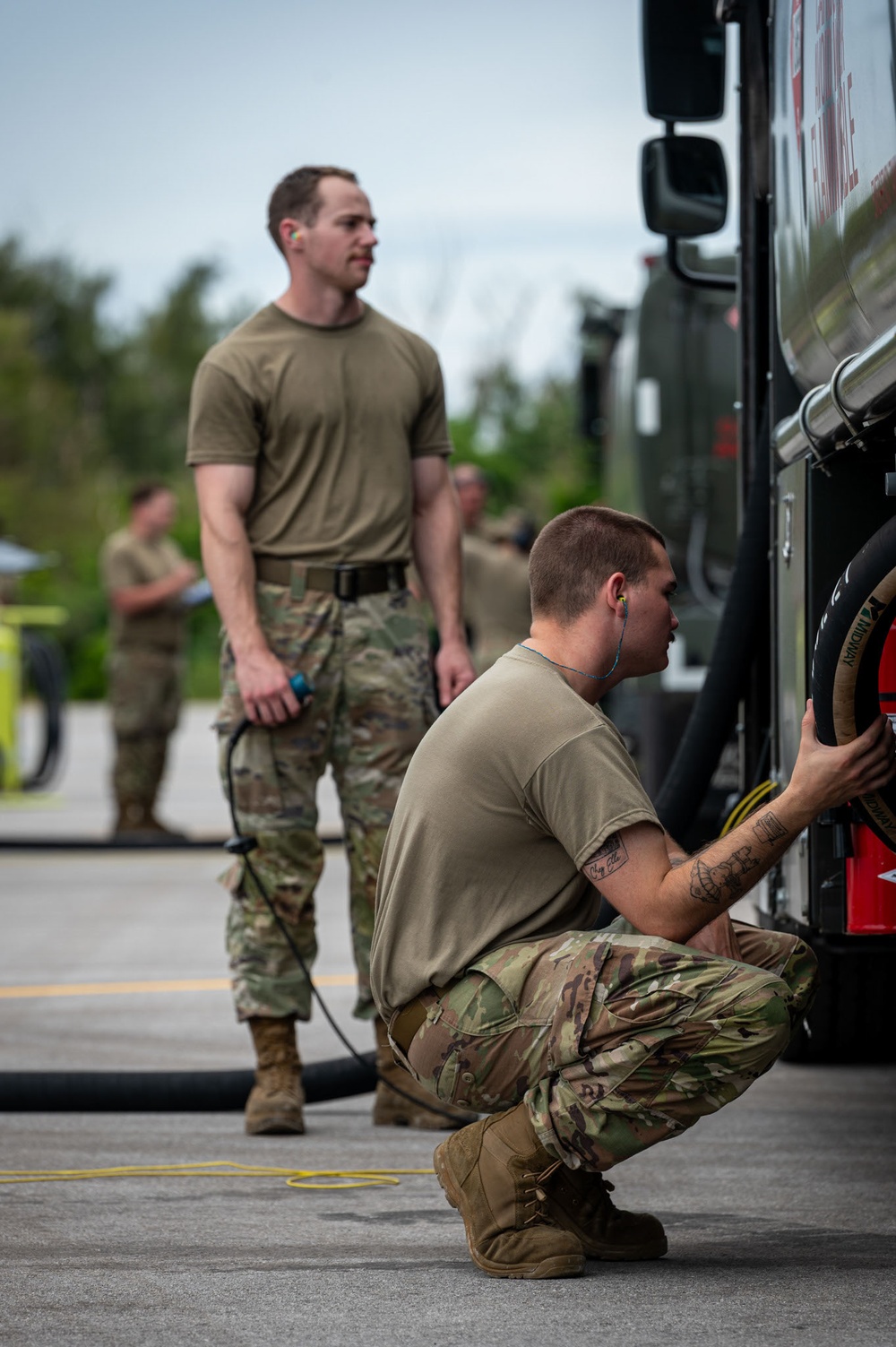 Joint Base Elmendorf-Richardson Airmen assigned to the 673rd Logistics Readiness Squadron participate Resolute Force Pacific 2025
