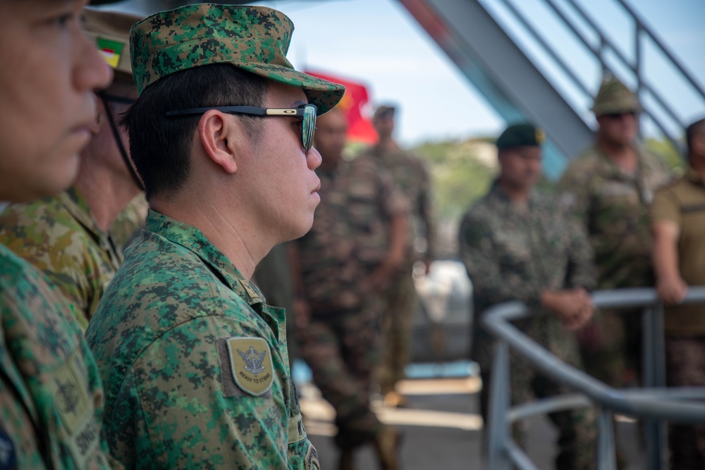 Senior Enlisted Allies visiting SSGT Robert T. Kuroda vessel