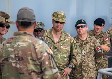 Senior Enlisted Allies visiting SSGT Robert T. Kuroda vessel
