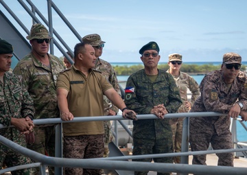 Senior Enlisted Allies visiting SSGT Robert T. Kuroda vessel