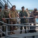 Senior Enlisted Allies visiting SSGT Robert T. Kuroda vessel