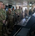 Senior Enlisted Allies visiting SSGT Robert T. Kuroda vessel