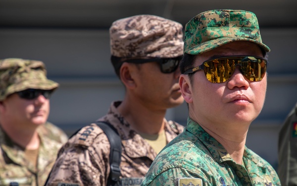 Senior Enlisted Allies visiting SSGT Robert T. Kuroda vessel