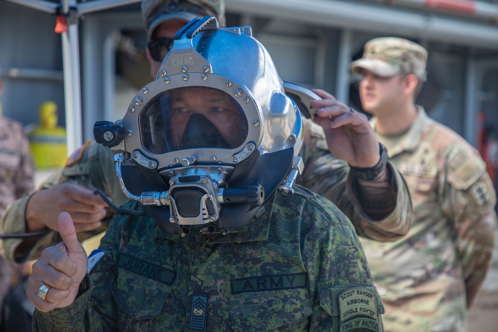 Senior Enlisted Allies visiting SSGT Robert T. Kuroda vessel