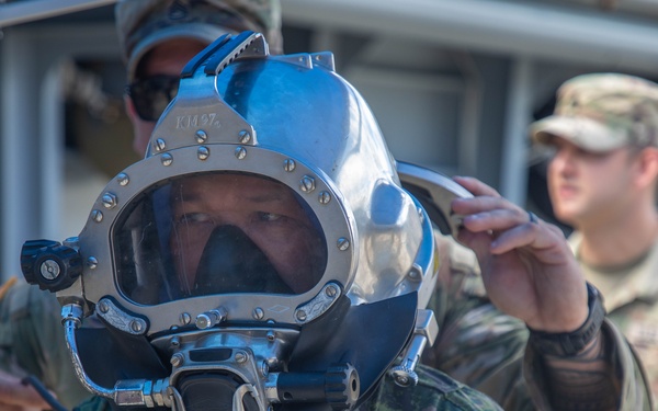Senior Enlisted Allies visiting SSGT Robert T. Kuroda vessel