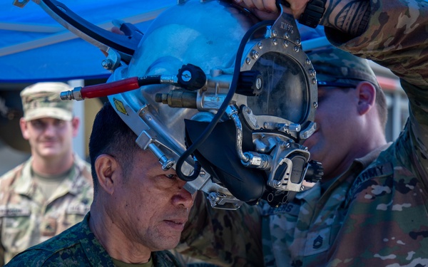 Senior Enlisted Allies visiting SSGT Robert T. Kuroda vessel