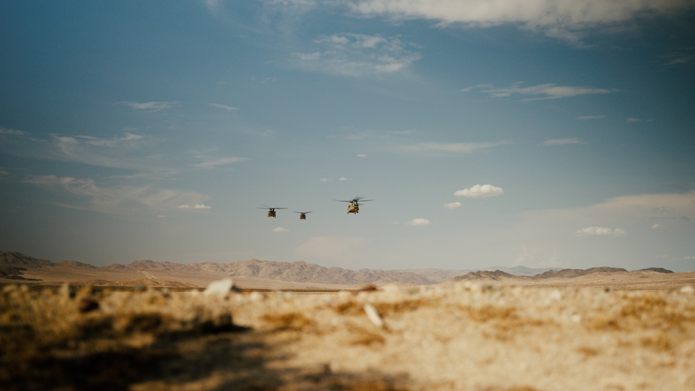 UH-47 Chinooks of Bravo Company, 1-111th Aviation Regiment