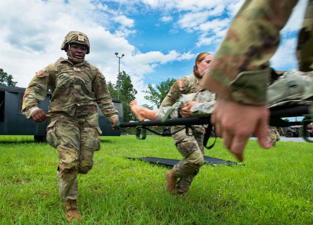 Pennsylvania Army National Guard medical Soldiers participate in mass casualty training