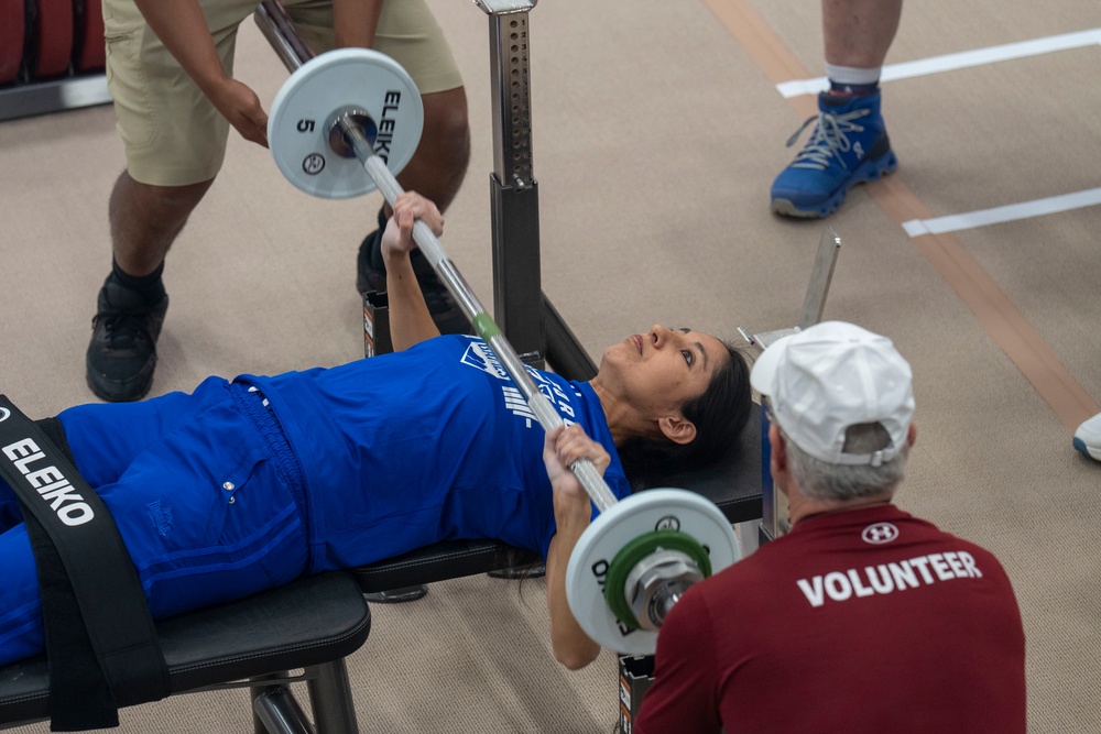 Team Air Force competes in 2025 Warrior Games powerlifting competition