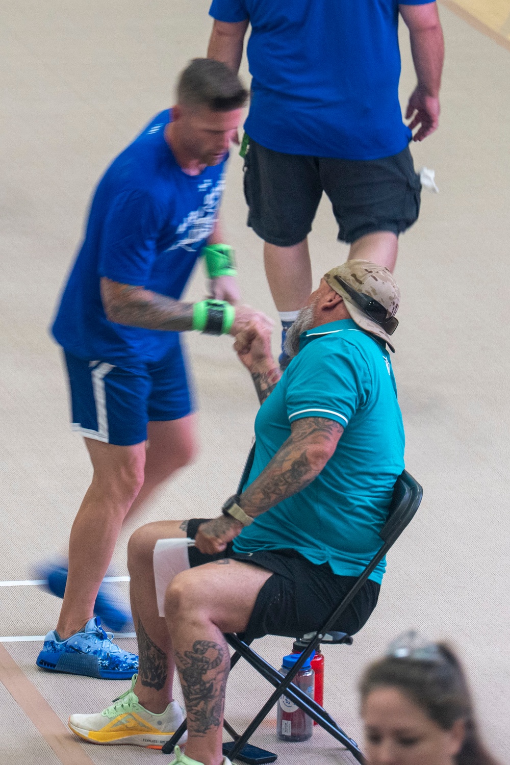 Team Air Force competes in 2025 Warrior Games powerlifting competition