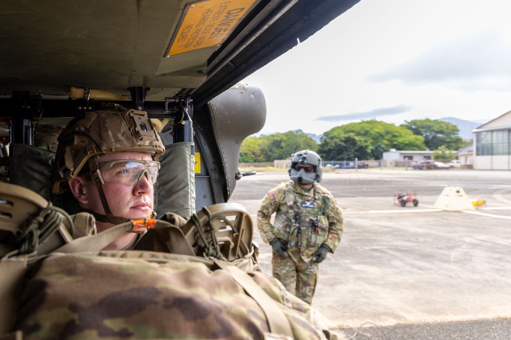 USARPAC Holds Best Squad 2025 Competition: Day 1 Airlift movement