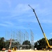 July 2025 construction operations for $55.75 million Collective Training Officers Quarters Project at Fort McCoy