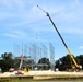 July 2025 construction operations for $55.75 million Collective Training Officers Quarters Project at Fort McCoy